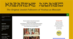 Desktop Screenshot of nazarenejudaism.com